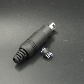 10шт Mini 3 4 5 6 7 8 9 Pin DIN Mini-DIN priključak S-video lemljenja kablova DIY konektor adapter plastična ručka