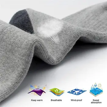 Visoka kvaliteta 3.7 V zima pamuk je prozračan pot-apsorpcija formiranje elastična grijanje topline tople čarape