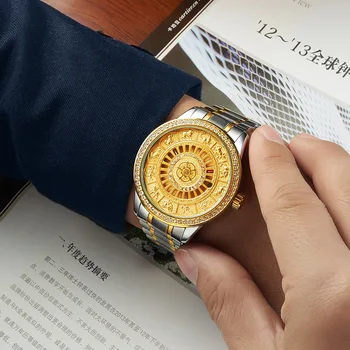 Relogio Masculino mens Top Brand Luxury Fashion mehanički mens Gold 12 Zodiac vodootporan sportski muški sat
