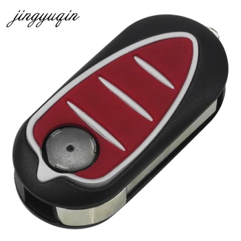 Jingyuqin NEW REPLACEMENT Keyless Entry Case Folding Flip Remote Key Shell for Alfa Romeo Mito Giulietta 159 GTA Car Accessories