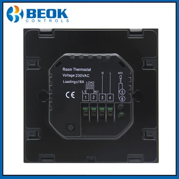 2 kom TGT70-EP 220-240VAC LCD-sobni električni termostat Tjedni programabilni podno grijanje-Topla regulator temperature 16A