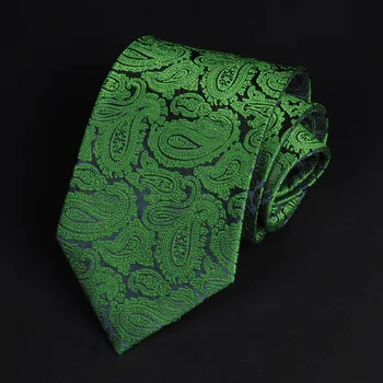 Muški vrat kravate 8 cm cvjetni kravata klasicni formalna vjenčanja poslovne mladoženje mršavi zelena kravata moda košulja, haljina i pribor