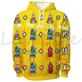 Igra je super Зингс hoodies zima dugih rukava kul 3D tiskanih veste dječaci djevojčice Суперзингс Harajuku crtani pulover