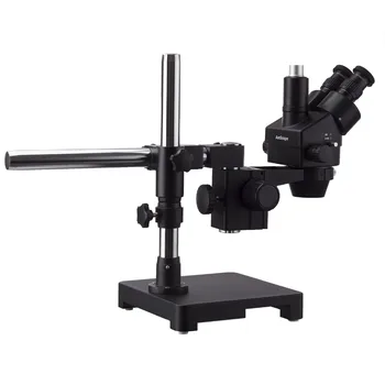 AmScope 7X-45X crna Тринокулярный stereo zoom mikroskopa na однорычажной стреловой sastojini SM-3T-B