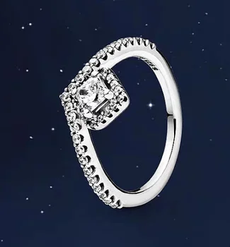 YPD186 925 sterling silver prsten žena imitacija prsten Cirkon žene prsten