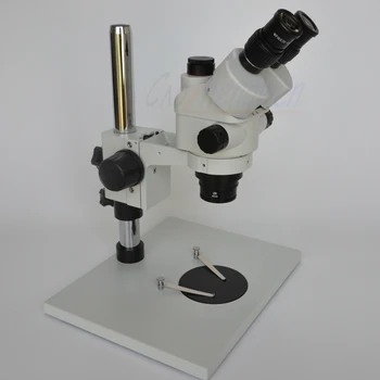 FYSCOPE 7-90X Simul Focal Trinocular mobilni telefon popravak mikroskop, 60 LED Prsten svjetlosti,stereo mikroskop veliki veličina baze