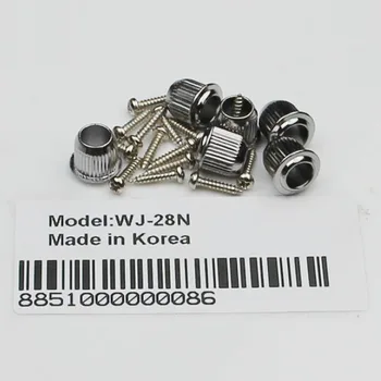 WJ-28N Vintage Chrome Open Gear Butterbean Guitar Tuners Machine Head Guitar Parts 19:1 omjer omjer